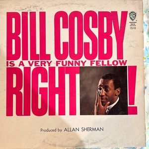 4 vintage Bill Cosby record albums in lot. Normal wear.